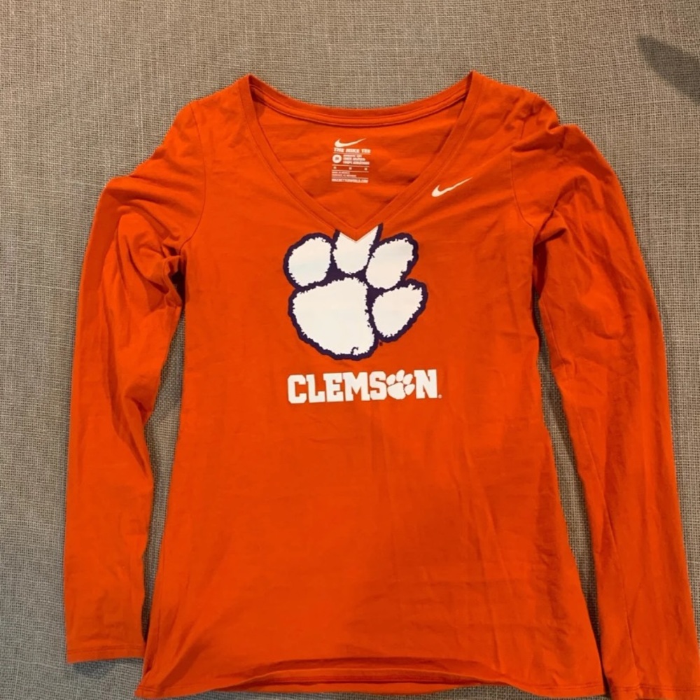 Womens nike Clemson v-neck